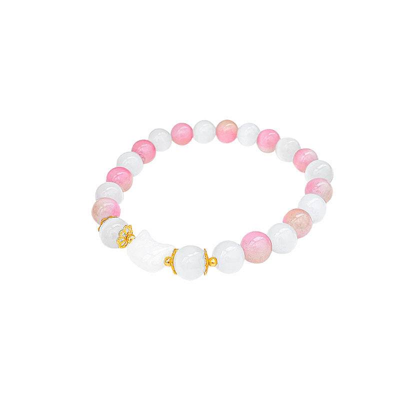 Colorful Sweet Beaded Bracelet For Women Special-interest Design - Mubimart
