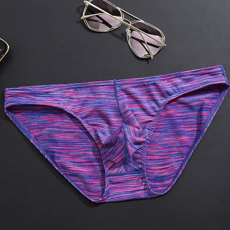 Triangle Cotton Underwear Summer Colorful Underwear Men - Mubimart