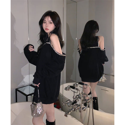 Long-sleeved Strapless Loose Tank Tops For Women - Mubimart -  