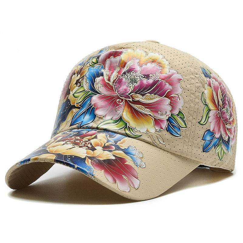 Hat Printing Men's And Women's Same Style Baseball Cap Sun Hat Peaked Cap - Mubimart
