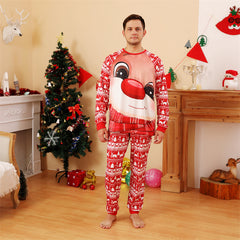 Men's Fawn Christmas Pajama Set - Mubimart -  