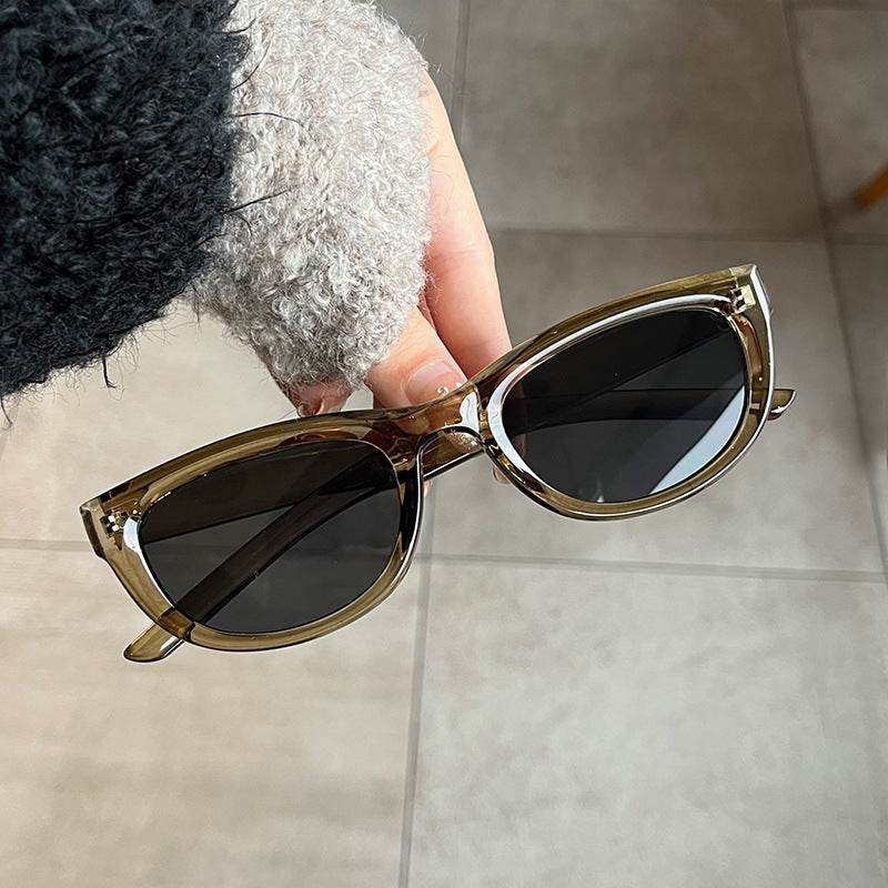 Retro Black Cat Eye UV Resistant Sunglasses - Mubimart