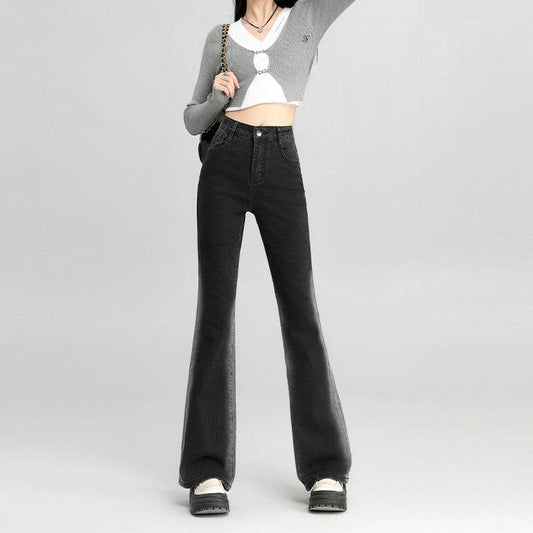 Fashionable High Waist Skinny Jeans For Women - Mubimart