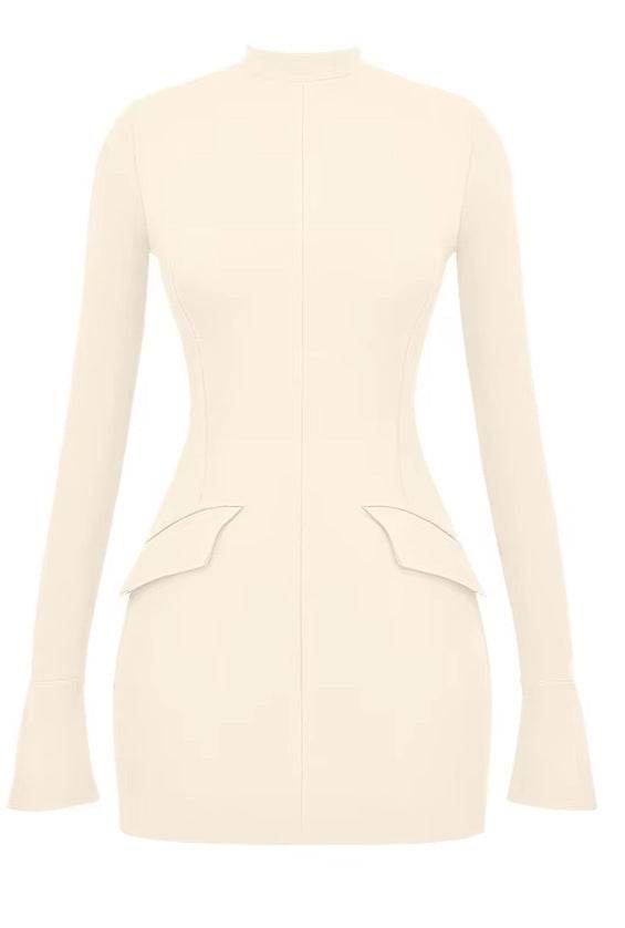 Fashion Slim-fit Long-sleeved Dress Sexy Hip-overing Temperament Elegant Dresses Women's Clothing - Mubimart