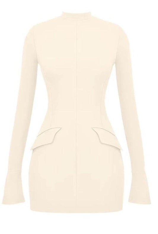 Fashion Slim-fit Long-sleeved Dress Sexy Hip-overing Temperament Elegant Dresses Women's Clothing - Mubimart