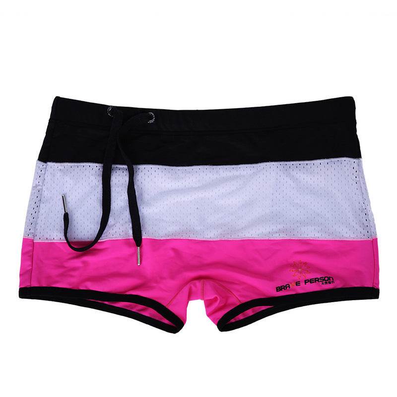 Men's Polyester Swimming Trunks Boxers - Mubimart