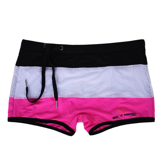 Men's Polyester Swimming Trunks Boxers - Mubimart