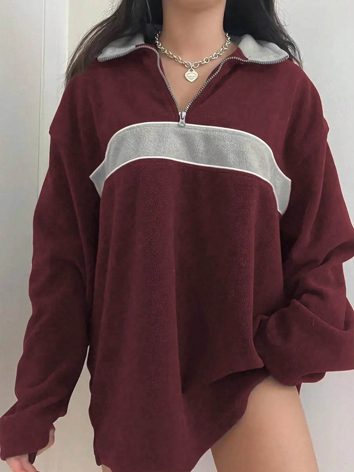 Women's Long-sleeved Casual Hoodie - Mubimart