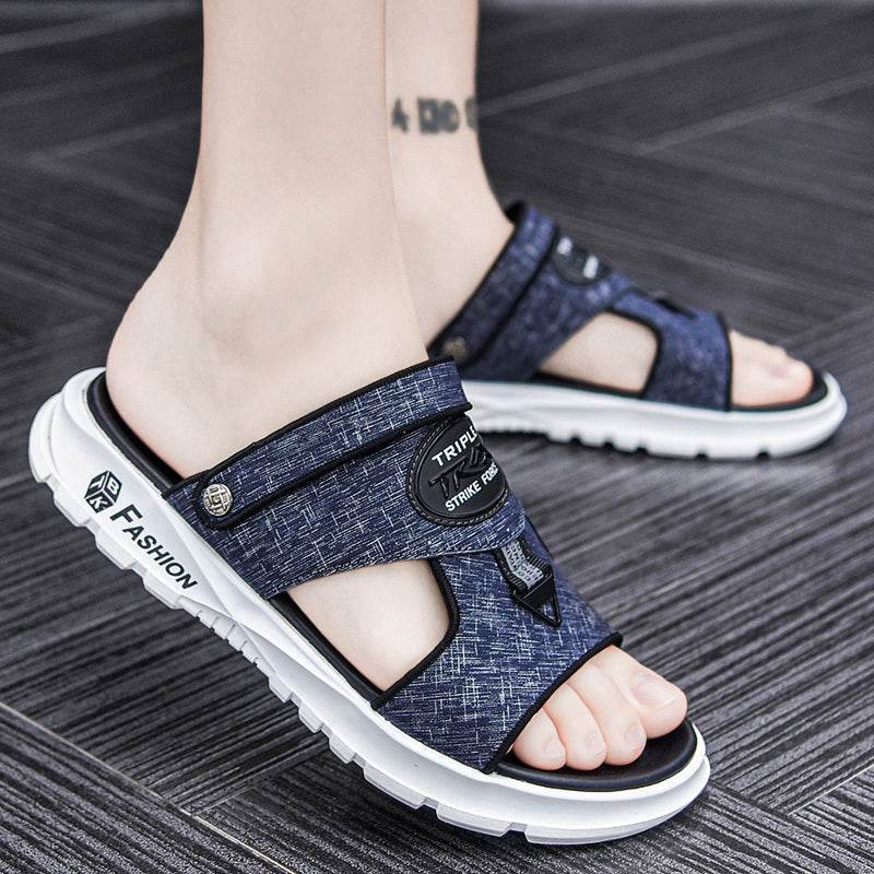 Waterproof Leather Sandals For Men - Mubimart