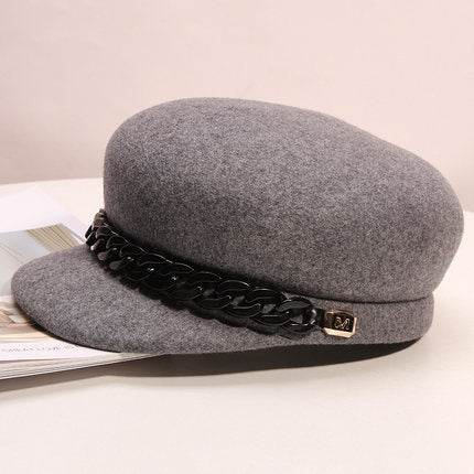Hats Women's High-end Wool Cloth Retro - Mubimart