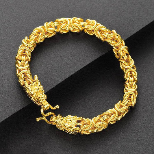 Mens Fashion Fabric Tap Necklace Bracelet - Mubimart