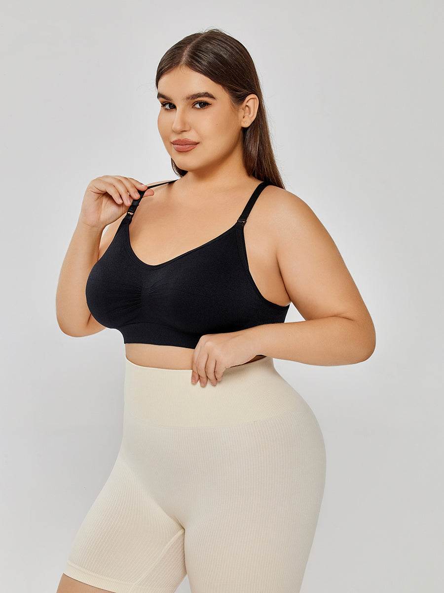 Comfortable Cotton Wirefree Bra - Mubimart
