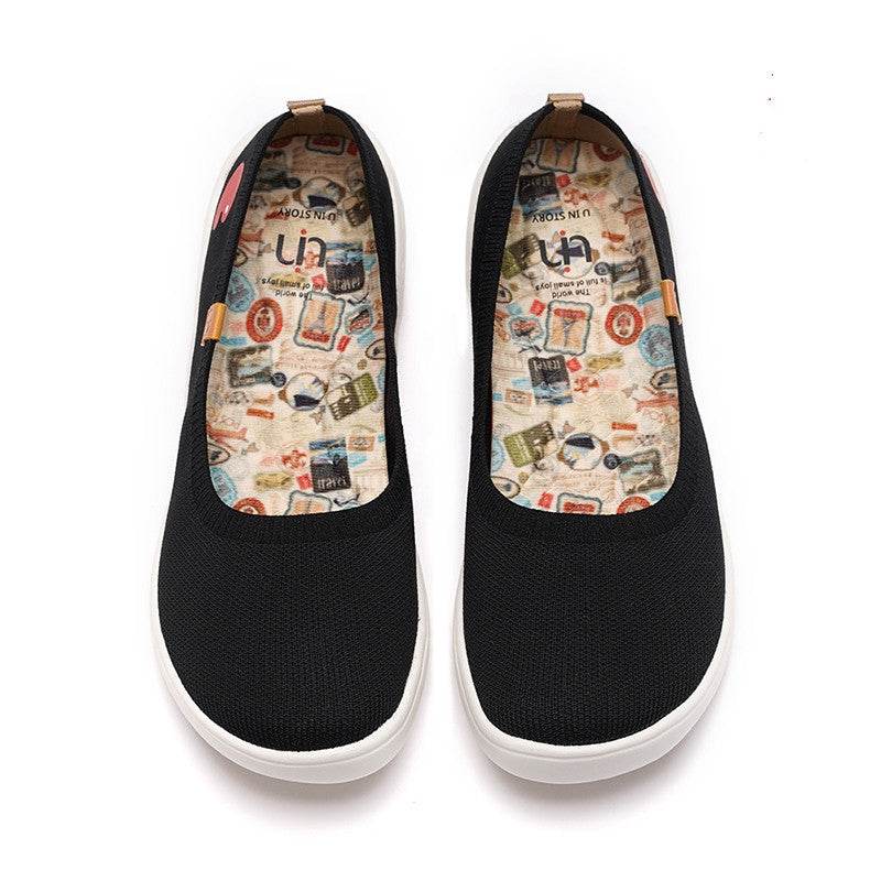 Lazy Shoes Women Casual Canvas Shoes - Mubimart