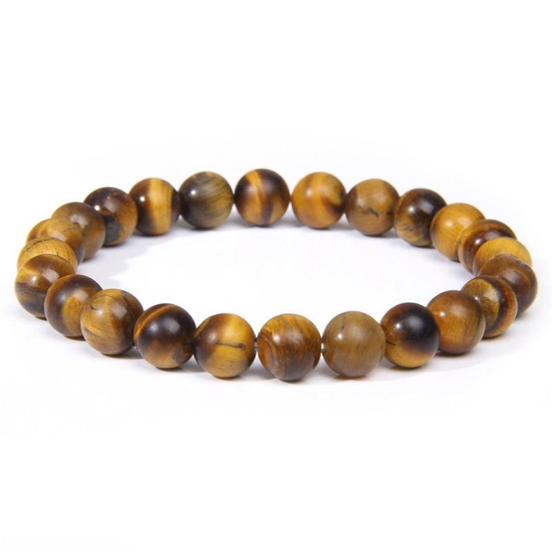 Natural Stone Beads Bracelet Men - Mubimart