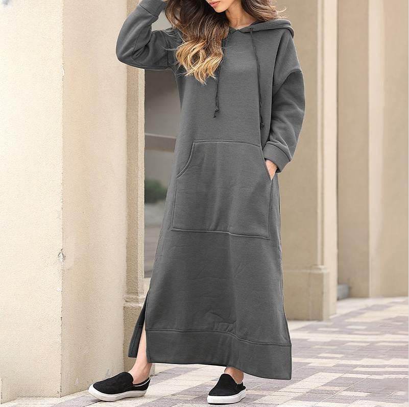 Loose Plus Size Casual Fashion DressPlus Size Casual Dress - Mubimart