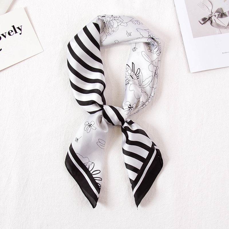 All-matching Imitated Silk Scarves Decoration - Mubimart