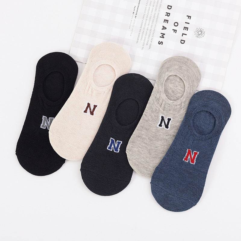 Socks Men's Boat Socks Low Top Invisible Socks Socks Summer Thin Men's Socks - Mubimart