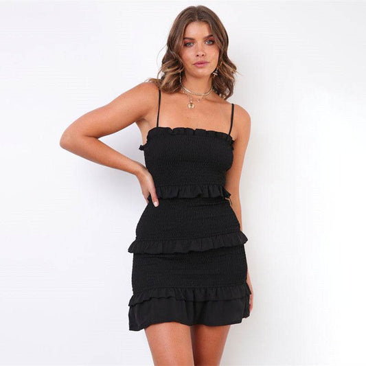 Sexy Slip Dress Midi Dress - Mubimart