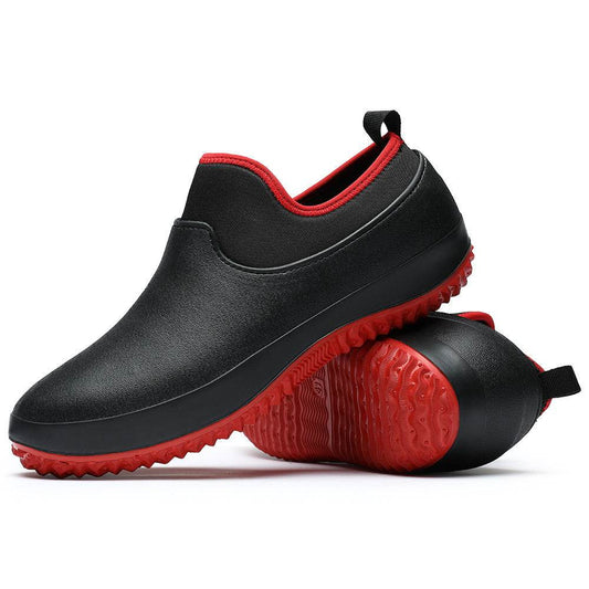 Unisex Winter Mens Rain Boots Warm Snow Boots Non-Slip Men - Mubimart