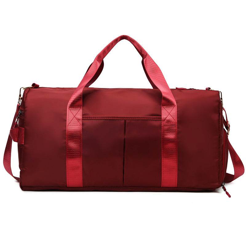 Travel Bag Women's Portable Large Capacity Sports Gym Bag - Mubimart