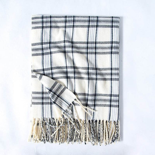 Women's New Line Printed Cashmere Scarves - Mubimart
