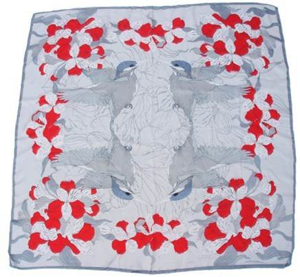 Fashion Silk Scarves Female Printing Hijab - Mubimart