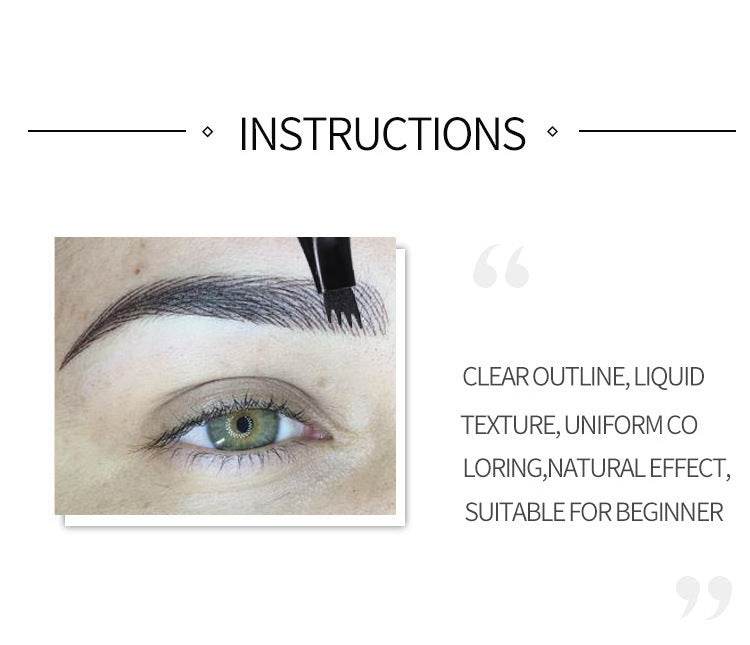 Four-head Eyebrow Pencil Liquid Eyebrow Pencil Tattoo Eyebrow Pencil Eyebrow Pencil 4-head Eyebrow Pencil Four-jaw Eyebrow Pencil - Mubimart
