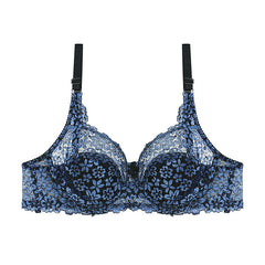 Women's Plus Size Lace Perspective Lingerie Fashion Bra - Mubimart -  