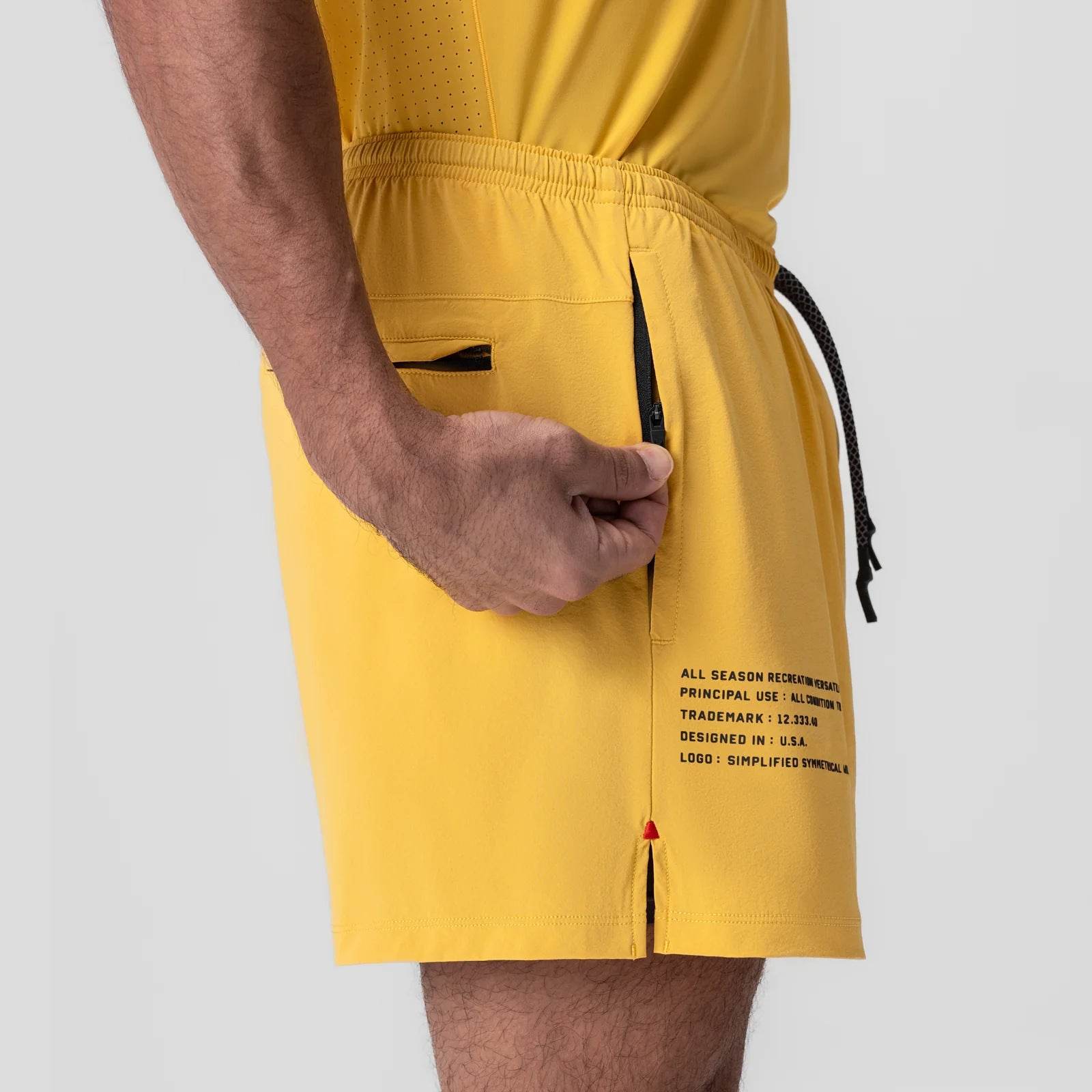 Muscle Workout Nylon Spandex Sports Shorts - Mubimart