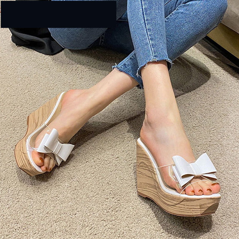 Outer Wedge Platform High Heel Sandals