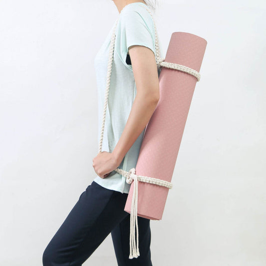 Handmade Cotton Yoga Mat Carry Bag - Mubimart