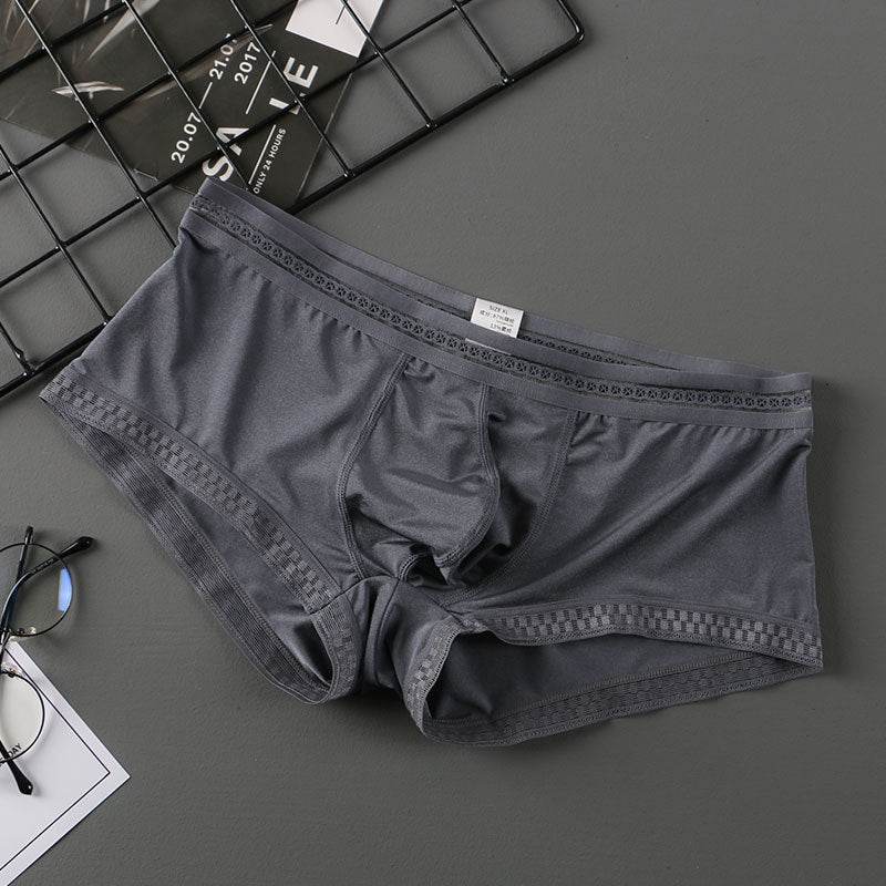 Summer New Translucent Ice Silk Underwear Men Sexy - Mubimart