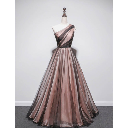 Prom Evening Dress Performance Elegant Long Pettiskirt - Mubimart