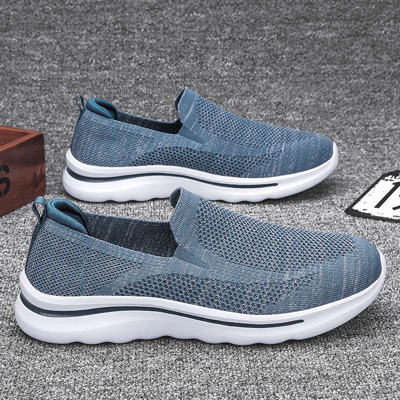 Breathable Mesh Sports Women Walking Jogging Flat Shoes - Mubimart
