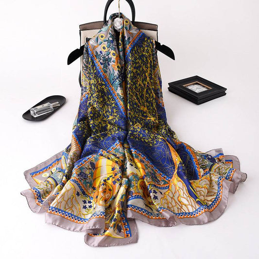 New Korean Style Air Conditioning Shawl Female Shawl Shawl Beach Towel - Mubimart
