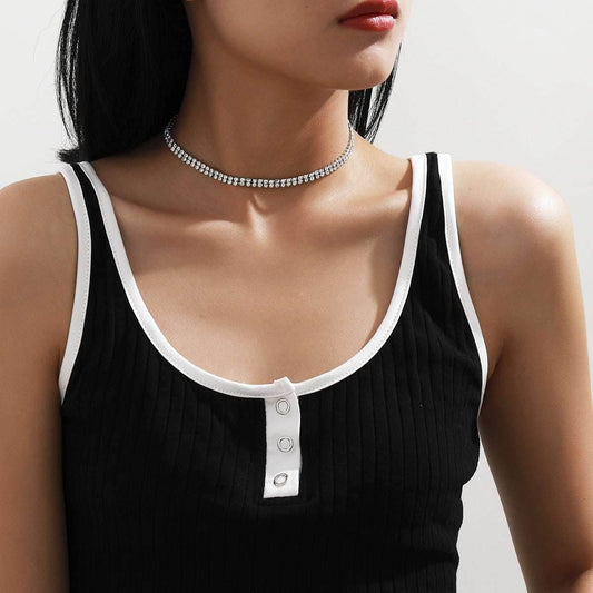 Jewelry Temperament Fashion Claw Chain Diamond Necklace Necklace Women - Mubimart