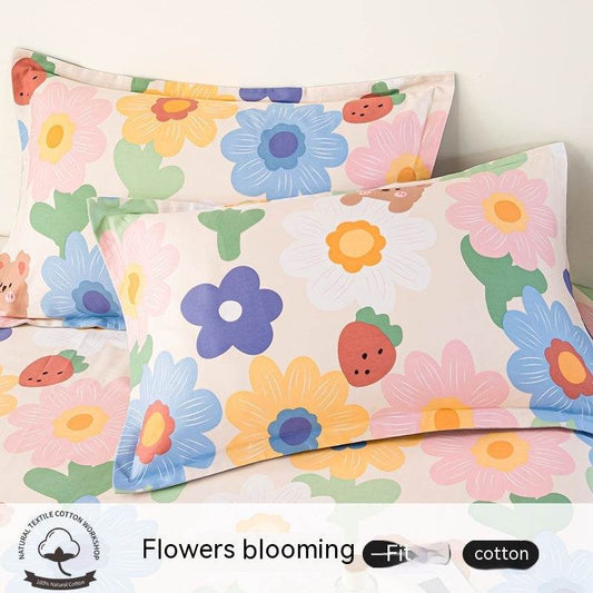 A Pair Of Cotton Pillowcases For Household Use - Mubimart