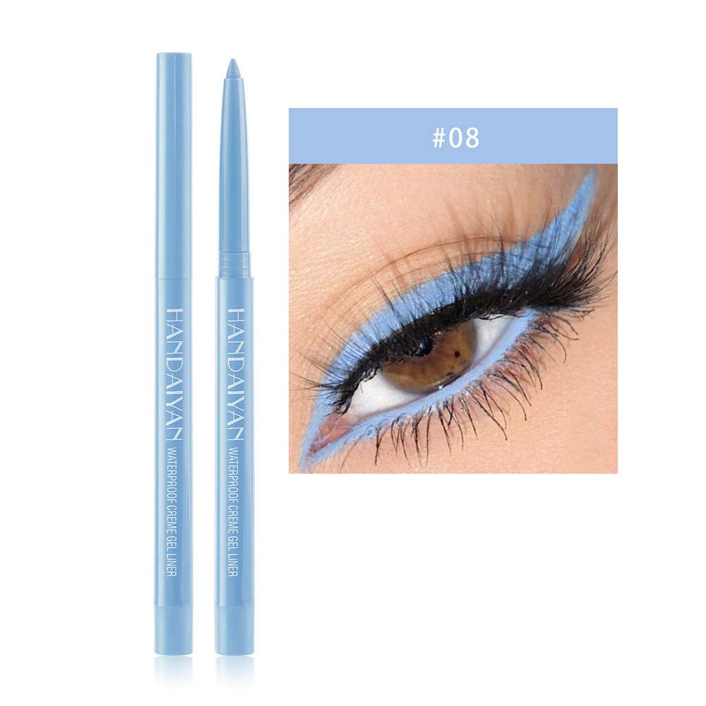 20 Color Cat Eye Makeup Waterproof Neon Colorful Liquid Eyeliner Pen Make Up Comestics Long-lasting Black Eye Liner Pencil - Mubimart