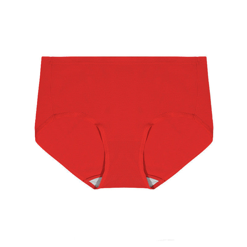 Modal Women's Mid Waist Plus Size Silk Crotch Panties - Mubimart -  