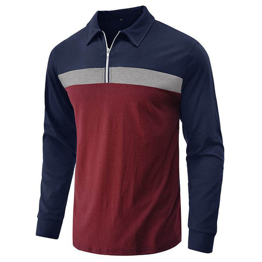 New Polo Collar Polo Men's T-shirt - Mubimart