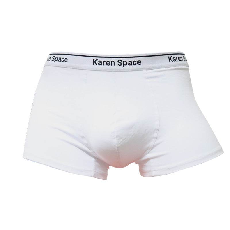 Cotton Men's Solid Color Boxers - Mubimart