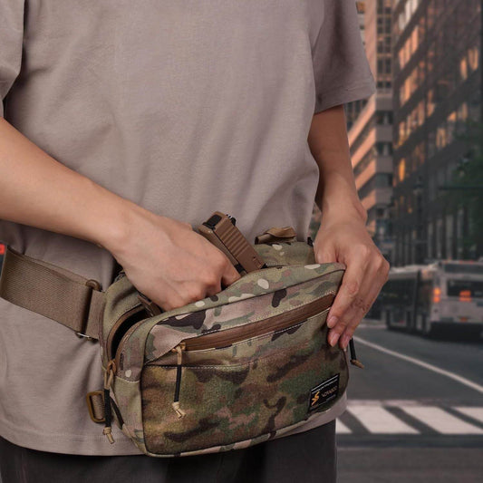 Tactical Fanny Pack EDC Waist Bag For Outdoor Shooting Fishing - Mubimart