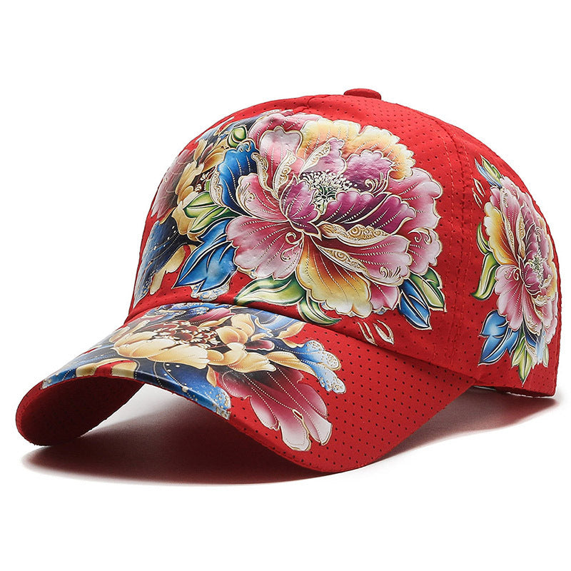 Hat Printing Men's And Women's Same Style Baseball Cap Sun Hat Peaked Cap