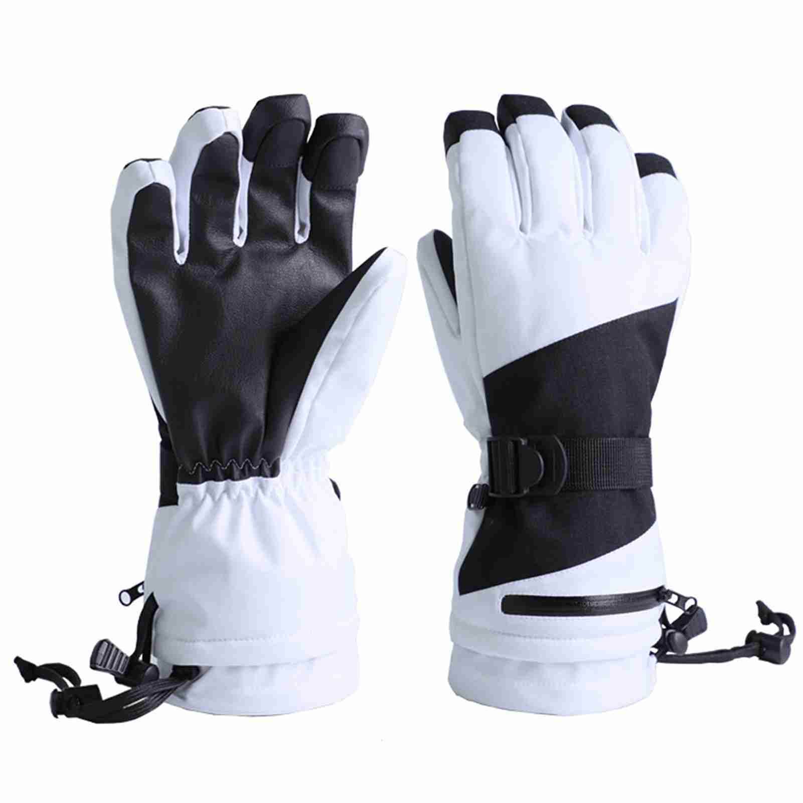 Ski Gloves Snow Gloves Mens Womens WaterproMens Glovesof & Windproof Touchscreen Gloves for Cycle Snowboarding Driving Outdoor Work - Mubimart