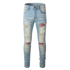 Versleten waskleur Slim Fit INS Jeans