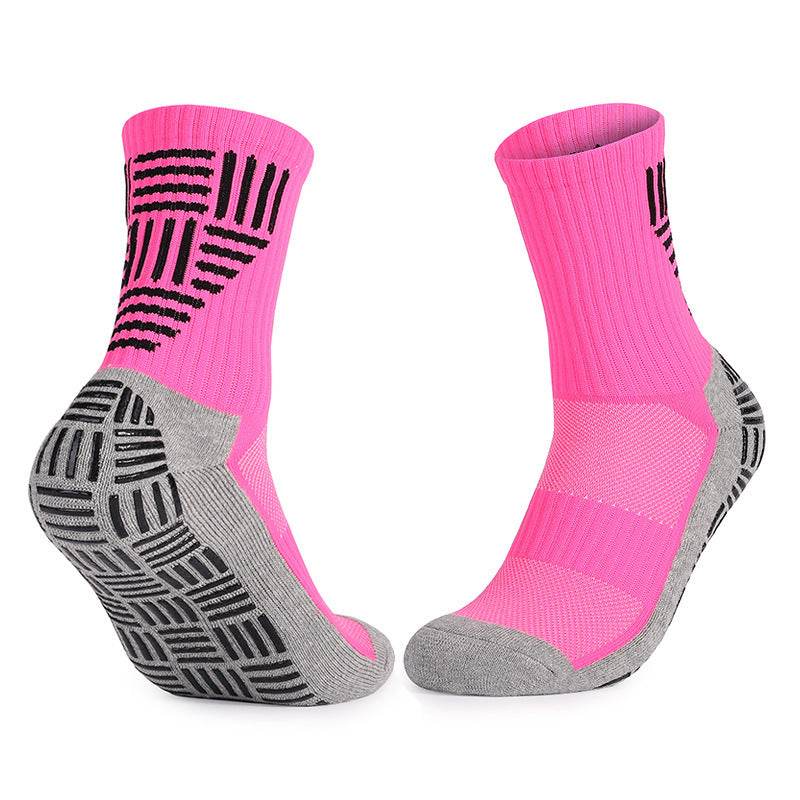 Thick Towel Bottom Mid-calf Soccer Socks Non-slip Sweat-proof Athletic Socks - Mubimart
