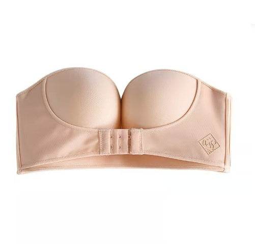 Girl Wireless Push Up Bra Strapless Invisible Sexy Fashion Underwear Female Small Size Thickened - Mubimart