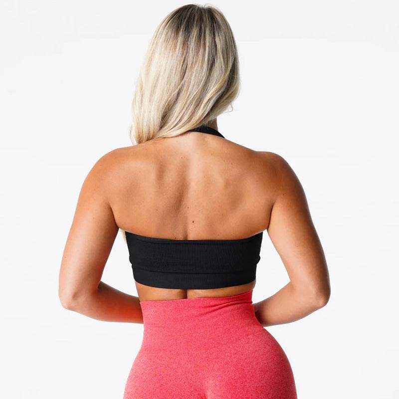 Bra European And American Sports Fitness Yoga Sports Bra - Mubimart