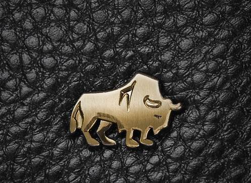 American Bison Wallet Mens Long Leather - Mubimart