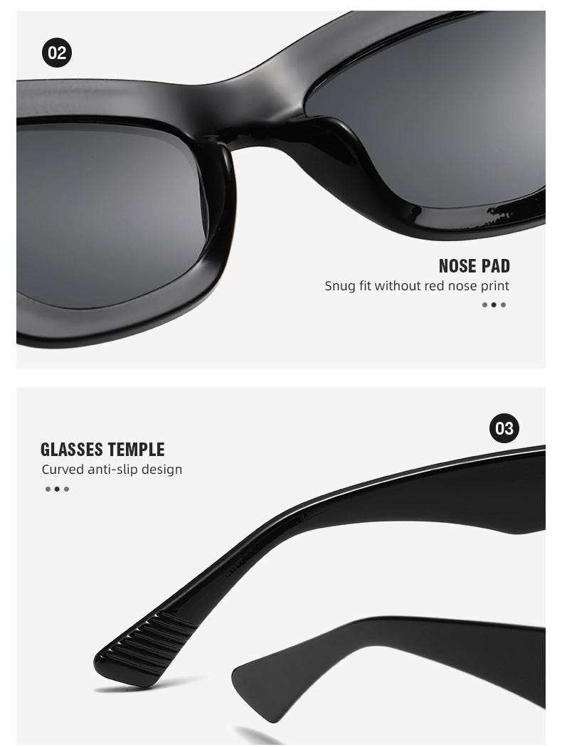 Personalized Triangle Cat Eye Fashion Sunglasses - Mubimart